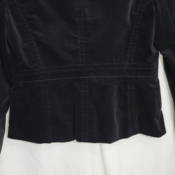 Talbots Women's Modern Velveteen Blazer Black Size 4 NWOT office dressy capsule - Picture 9 of 12
